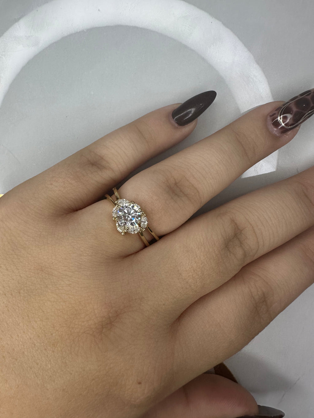 Anillo de Compromiso o Matrimonio en Oro 10K – Talla 8