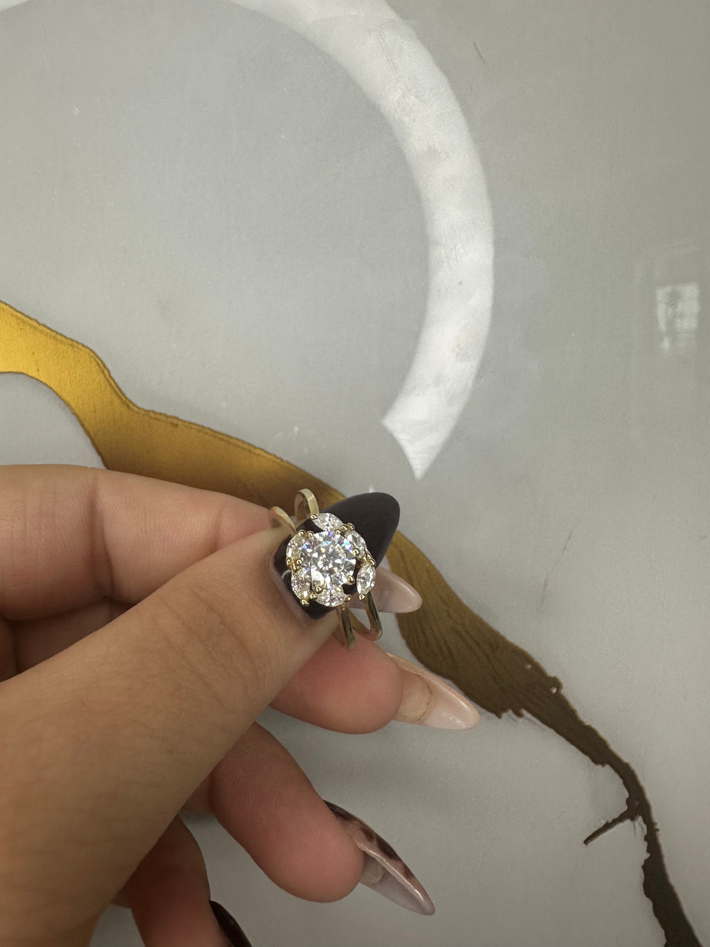 Anillo de Compromiso o Matrimonio en Oro 10K – Talla 8