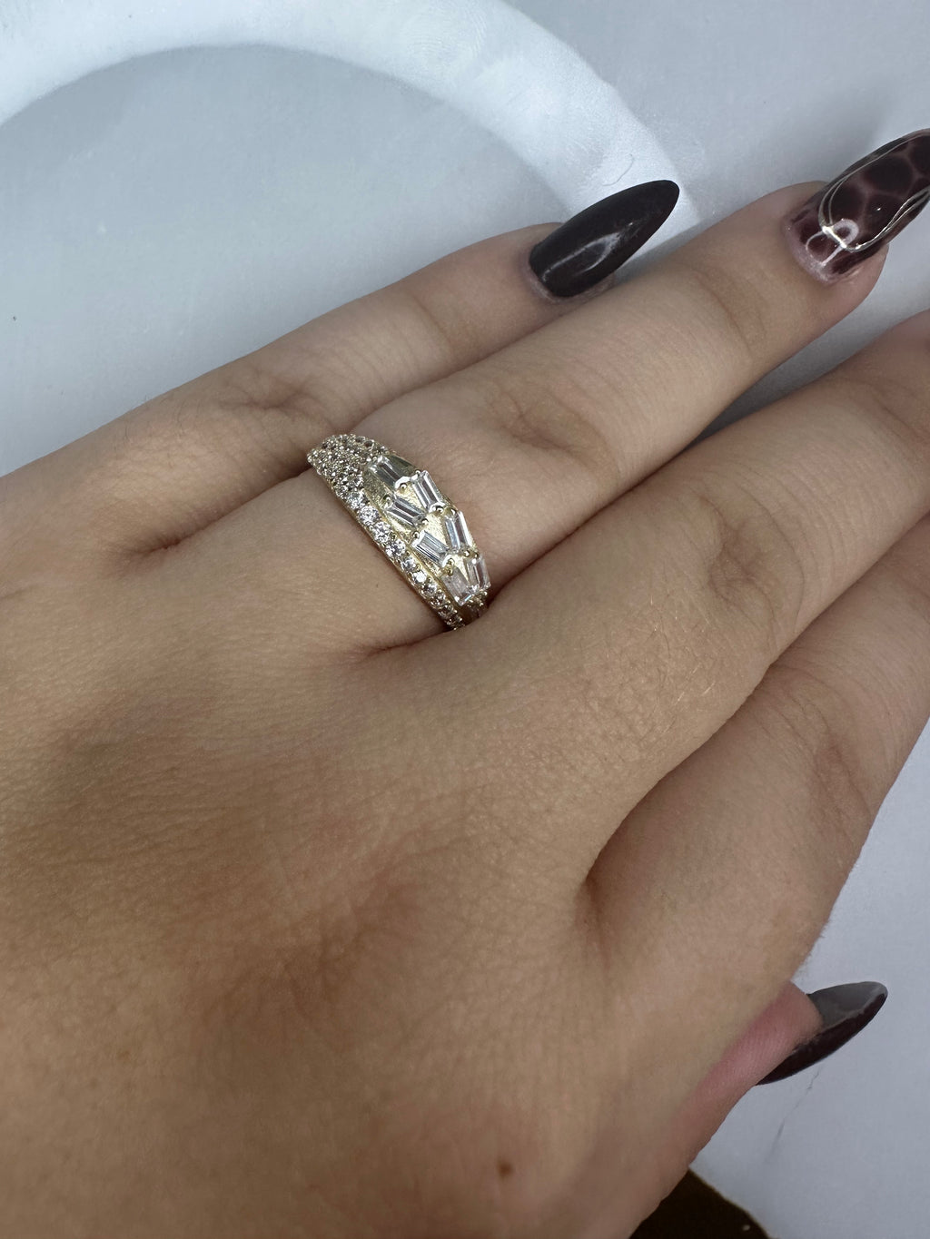 Anillo de Oro 10K - Talla 8