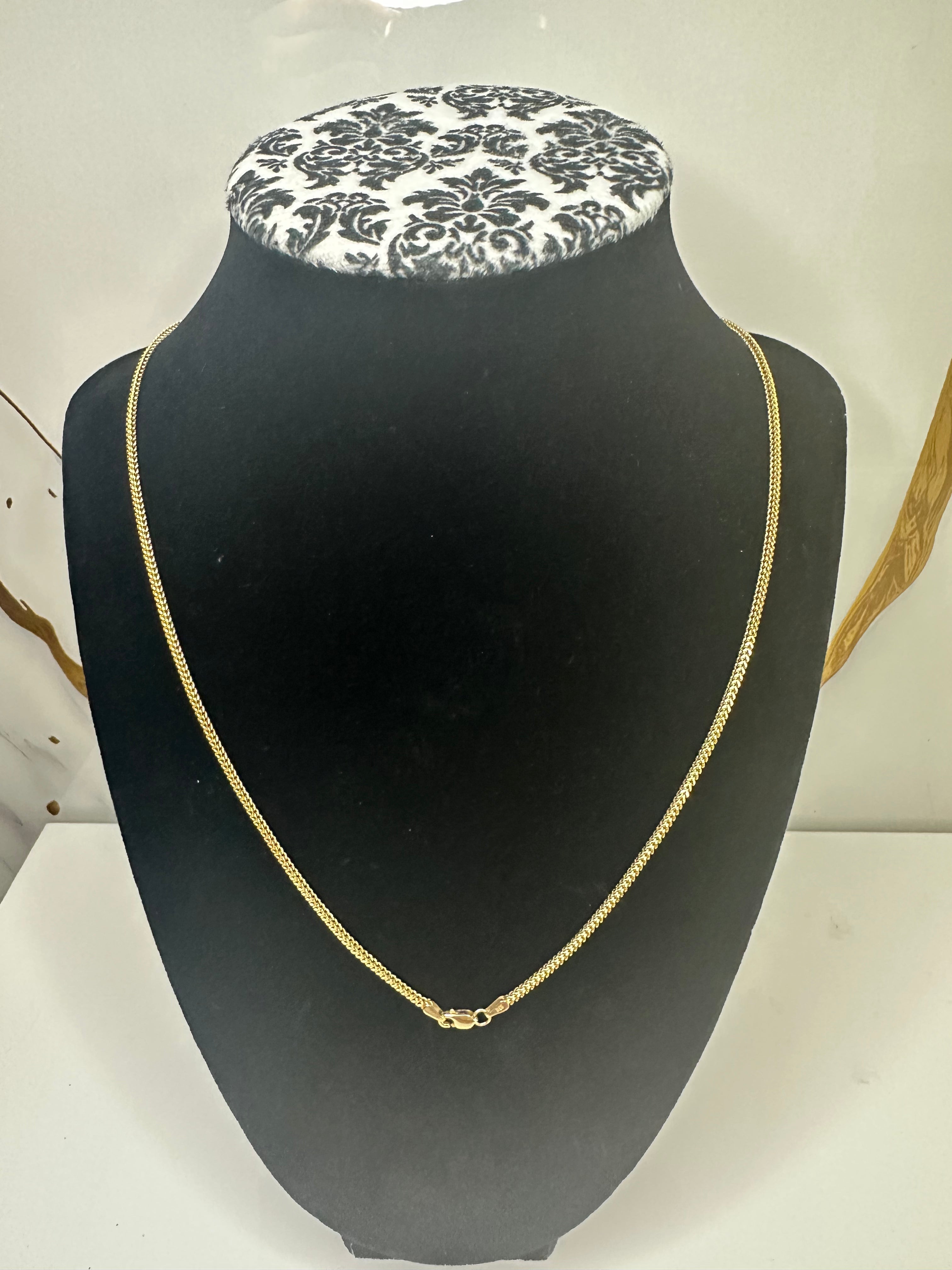 Cadena Franco Oro 10K – 20 Pulgadas