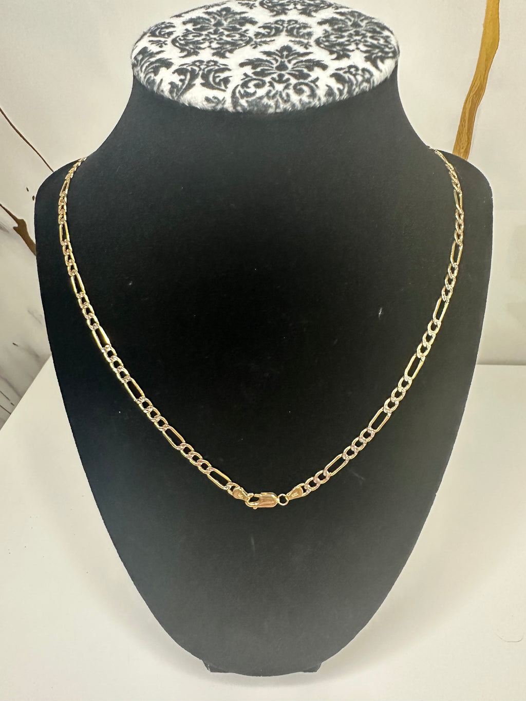 Cadena Eslabón Fígaro Oro 14K - 20"