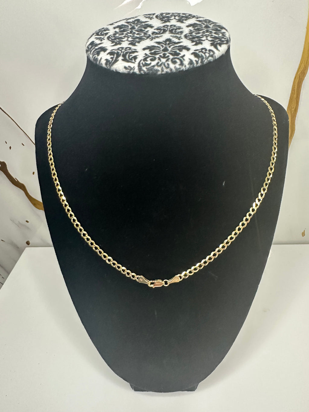 Cadena Corte Brillo Oro 10K - 20"