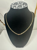 Cadena Corte Brillo Oro 10K - 20"