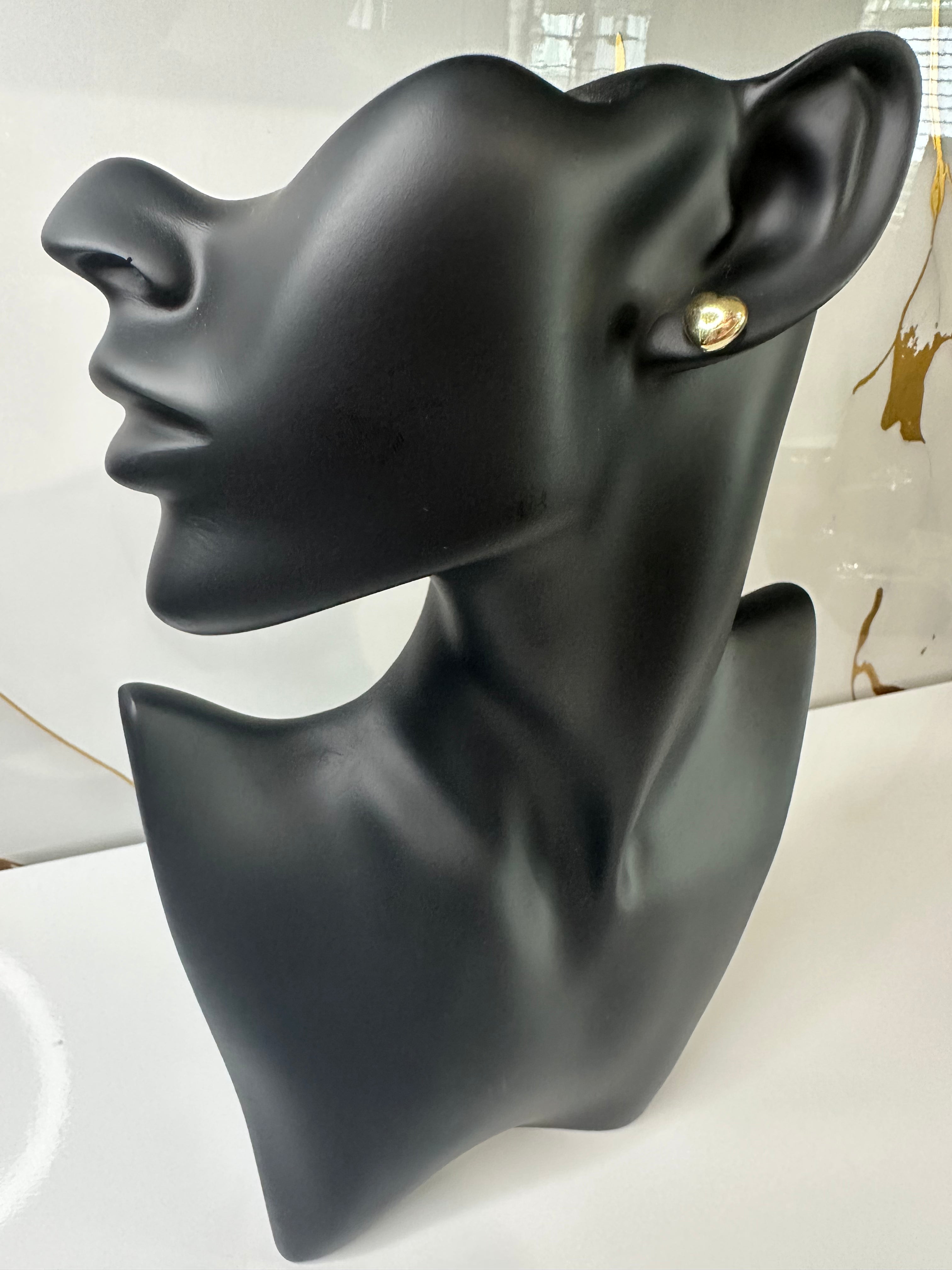 Aretes de Corazón Pequeños en Oro 10K