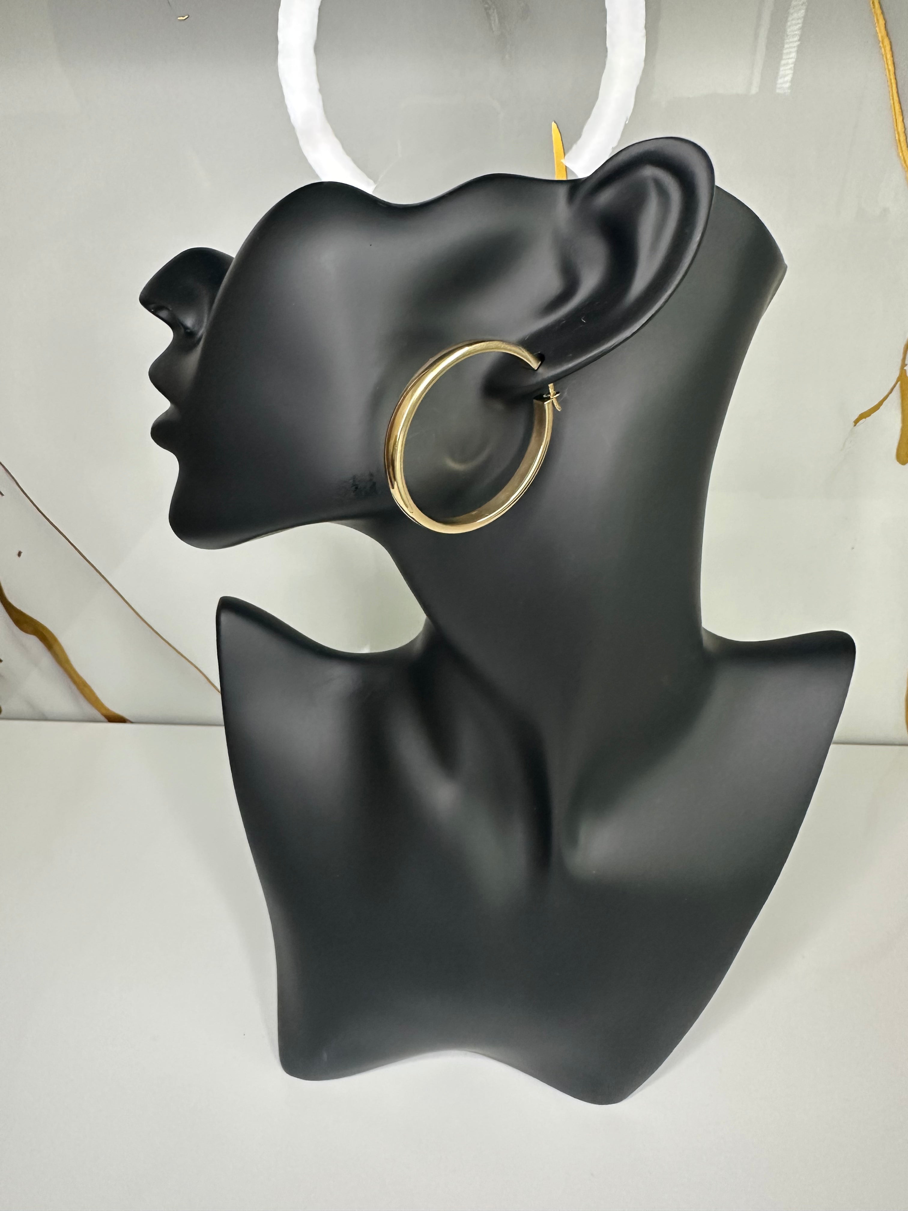 Argollas Grandes Lisas - 14K