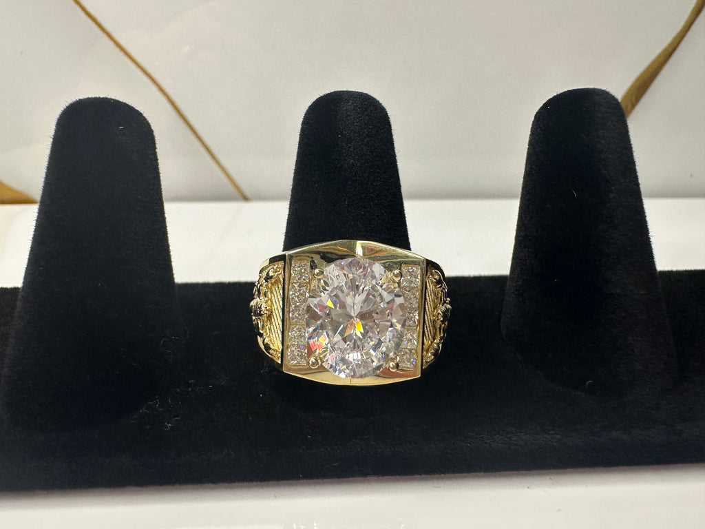 Anillo para Hombre con Alacranes – Oro 10K | Talla 11