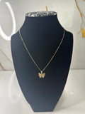 Cadena con Dije de Mariposa - Oro 10k, 18"