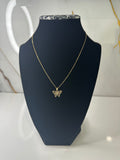 Cadena con Mariposa - Oro 10k, 16"