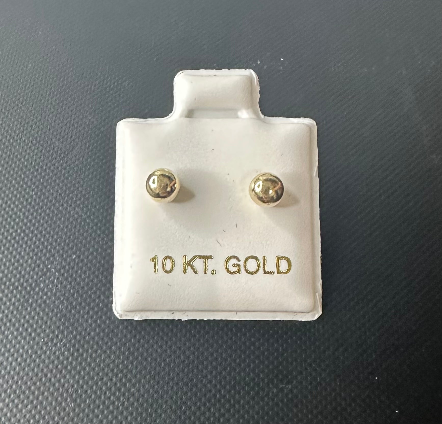 Aretes Dormilonas para Bebé – Oro 10K