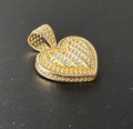 Dije Corazón con Zirconias - Oro 10k
