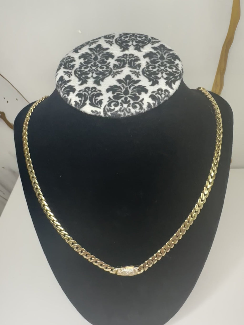 Cadena Estilo Mónaco Oro 10K - 20"