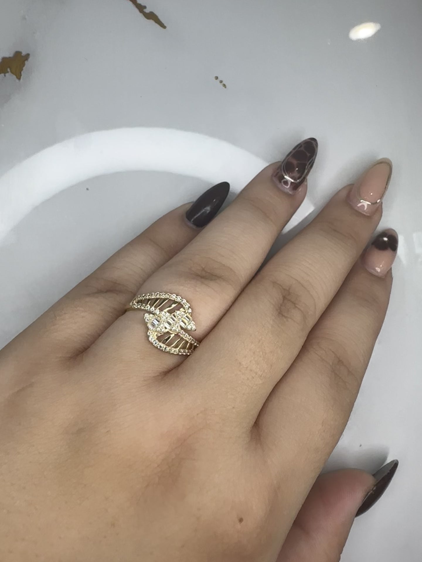Anillo de Oro 10K - talla 8