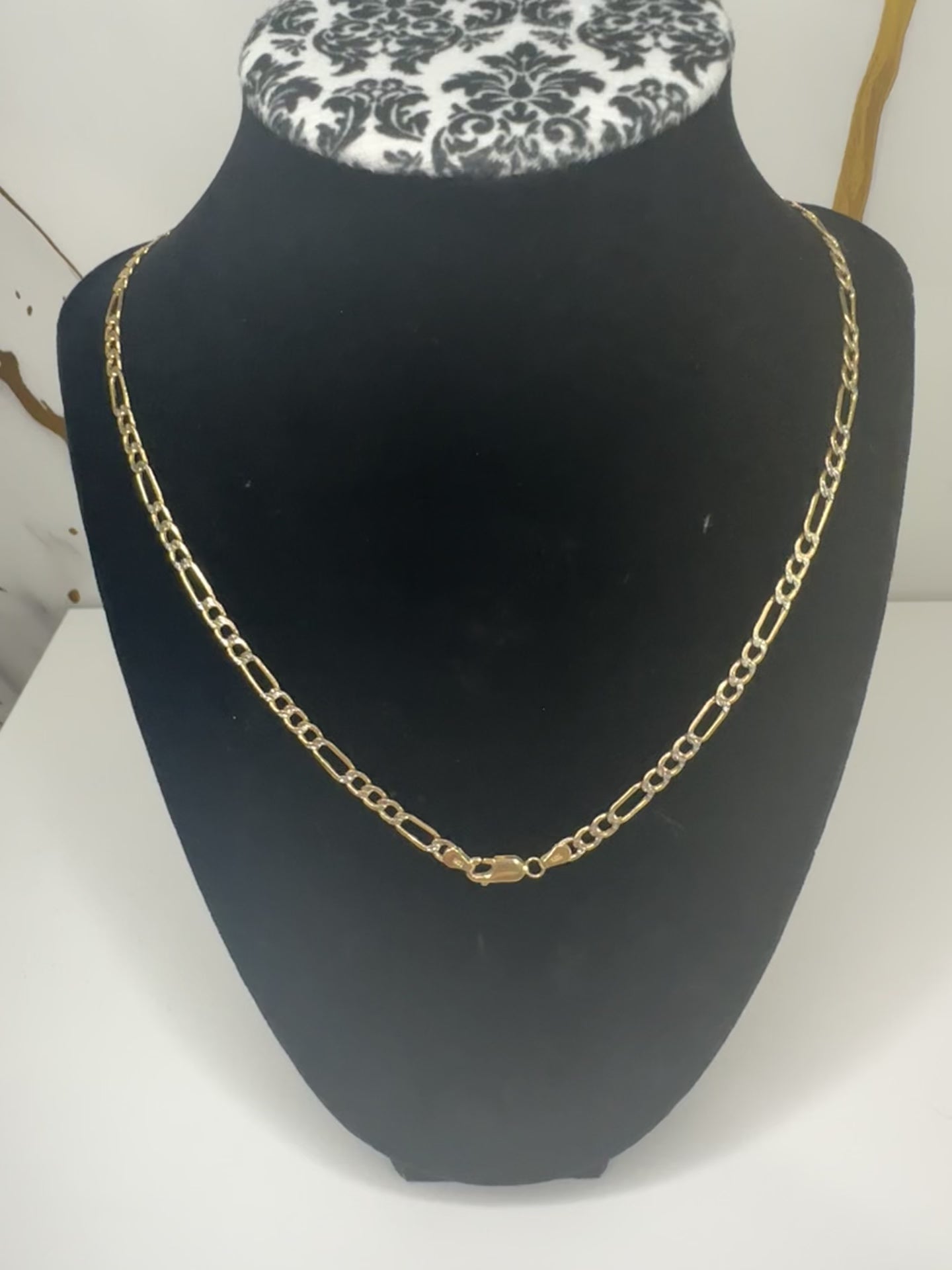 Cadena Eslabón Fígaro Oro 14K - 20"